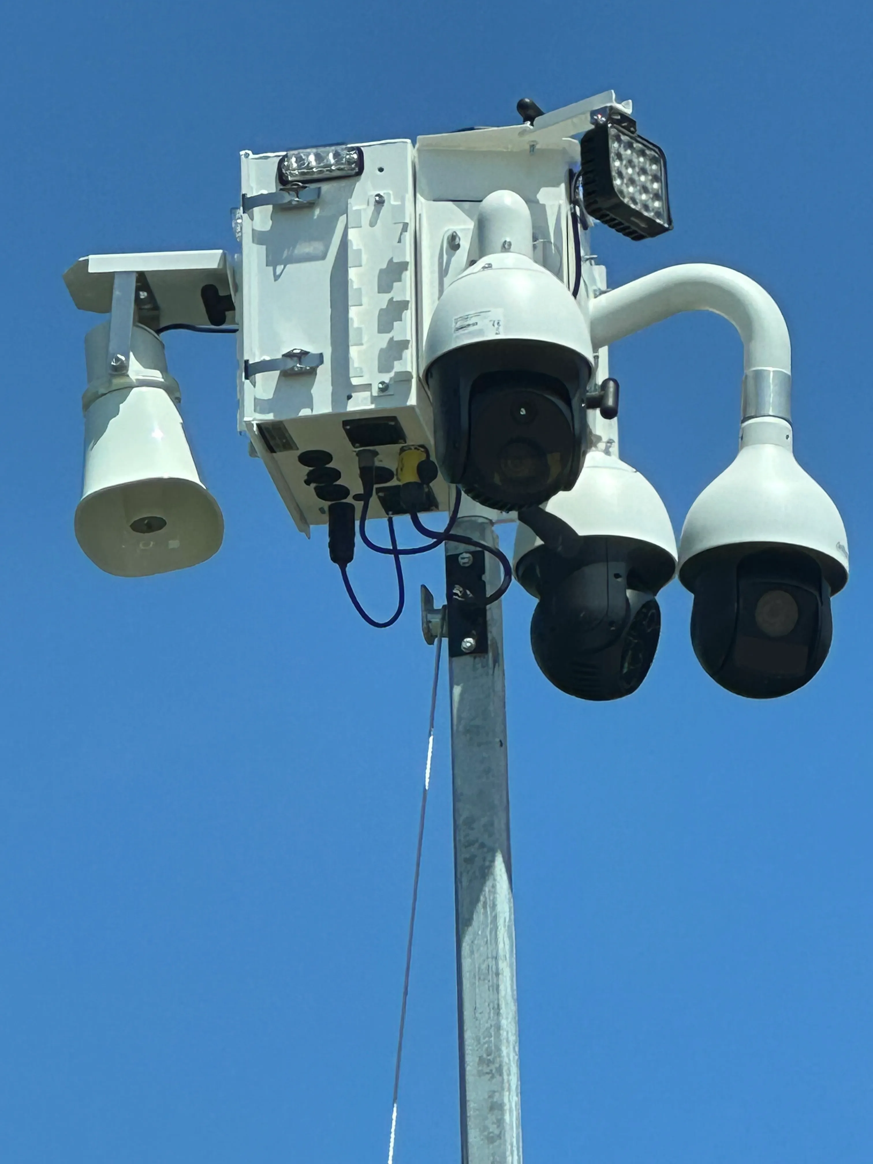 Commercial CCTV camera system installation
