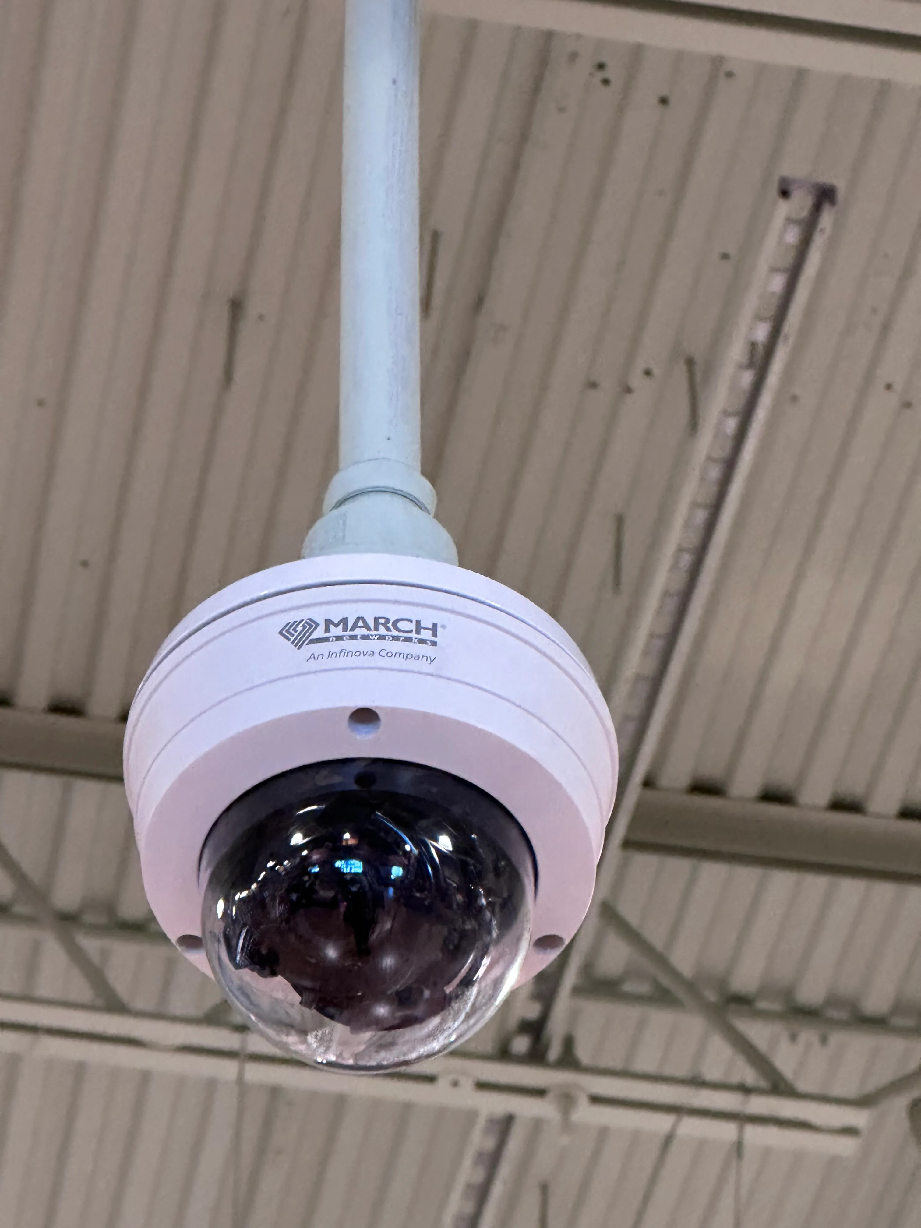 Outdoor security camera installation