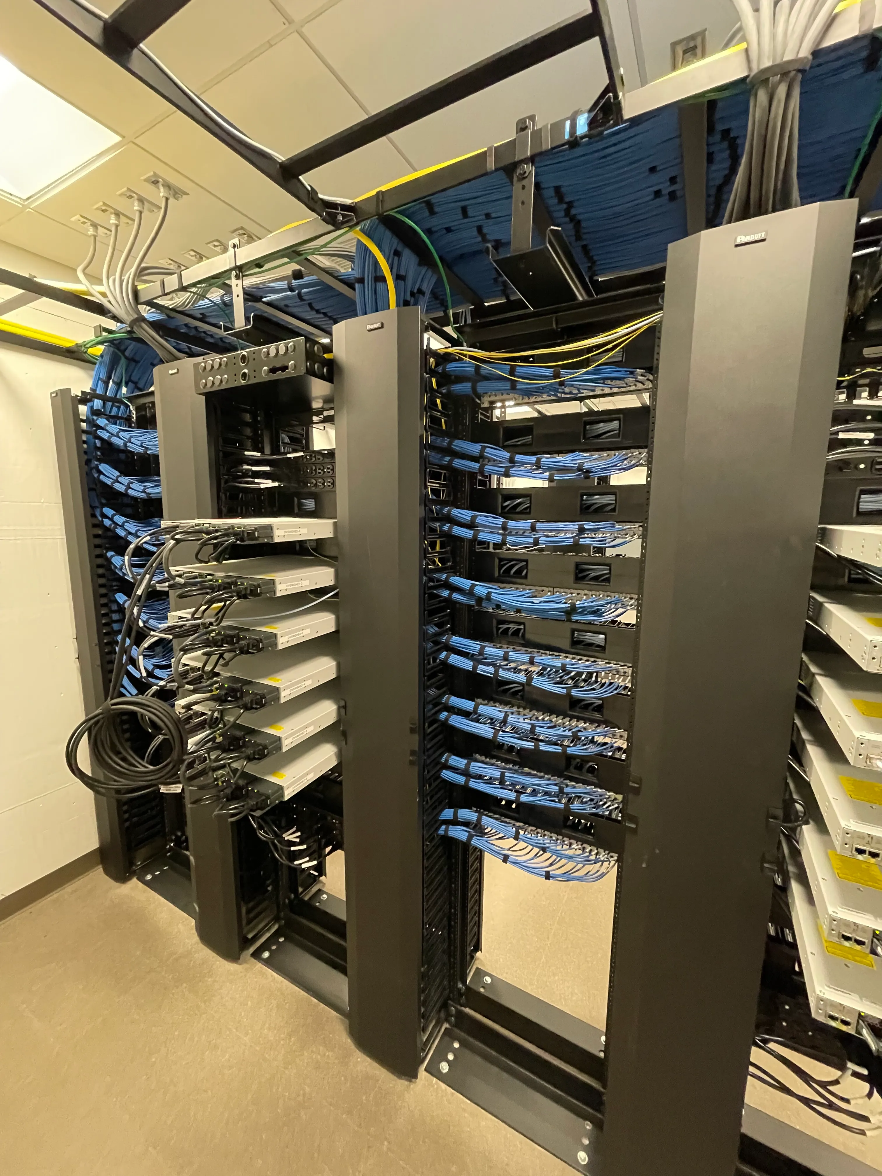 Data center rack build-out