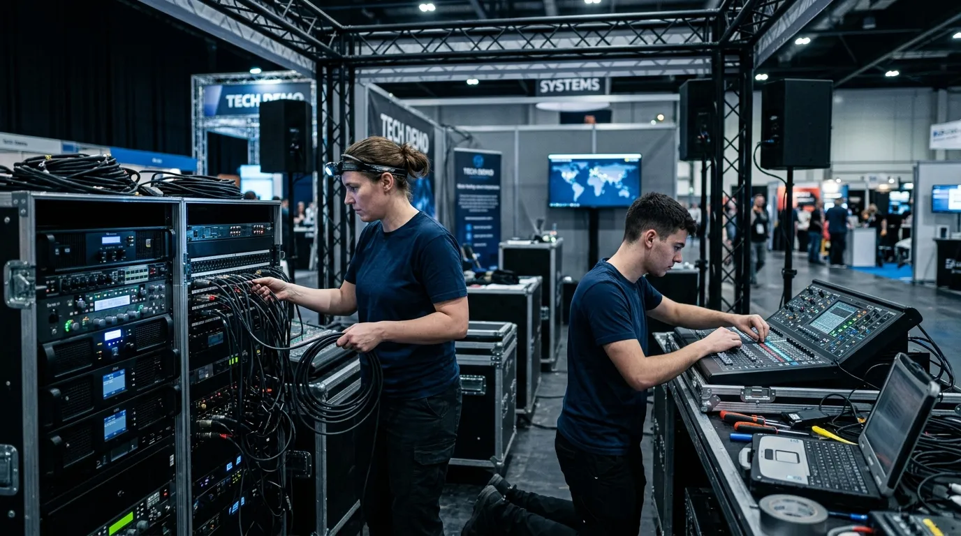 Commercial paging and audio-visual equipment