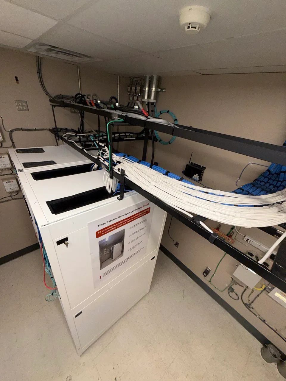 Professional structured cabling work